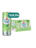 Напиток газированный Borjomi Limonati / Боржоми Тархун ж/банка 0.33л (12 штук)