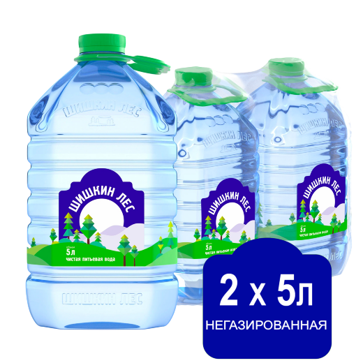 Вода питьевая Шишкин лес негазированная, ПЭТ 5 л (2 штук) &mdash; 